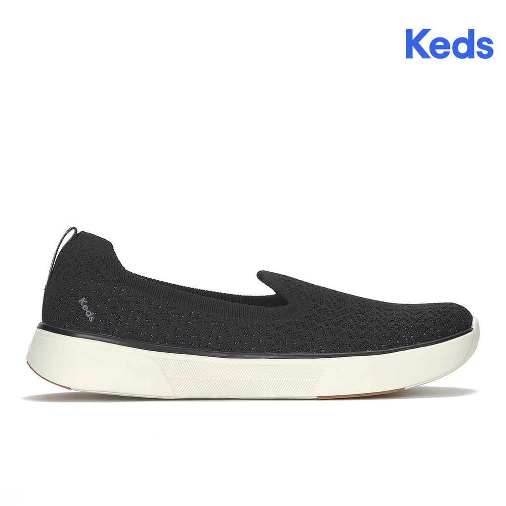 Keds Blisswalk Loafer Eng Knit Black/White