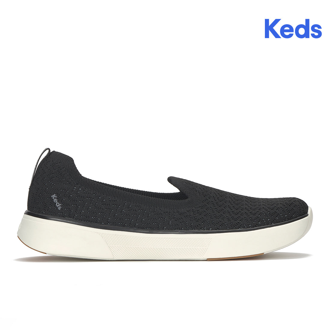 Keds Blisswalk Loafer Eng Knit Black/White