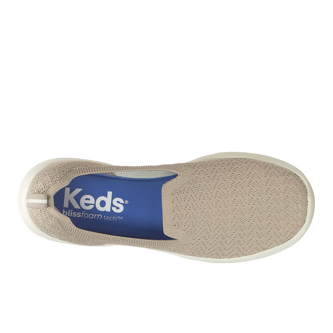 Keds Blisswalk Loafer Eng Knit Taupe Egret