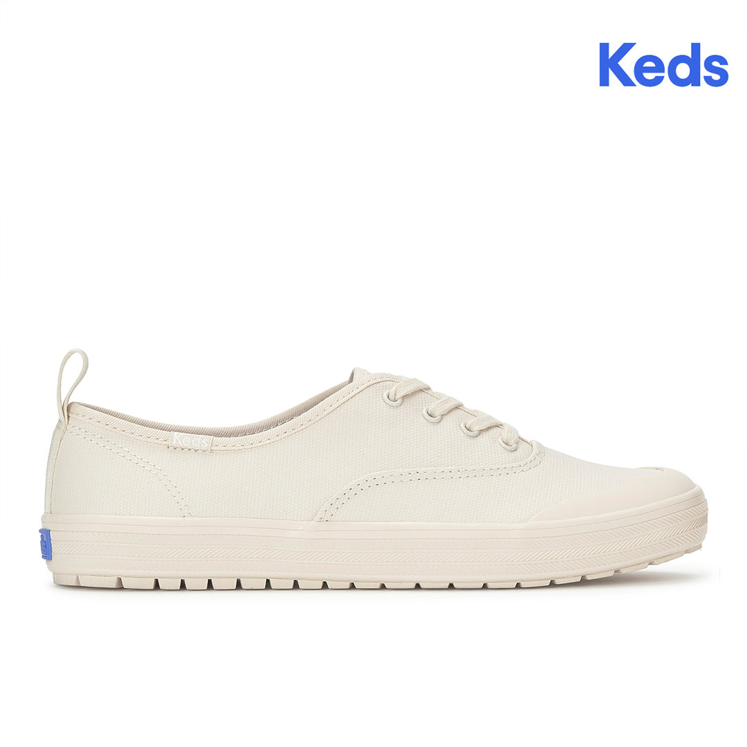 Women's Keds Champion Toe Cap Coated Canvas Parchment Sneaker