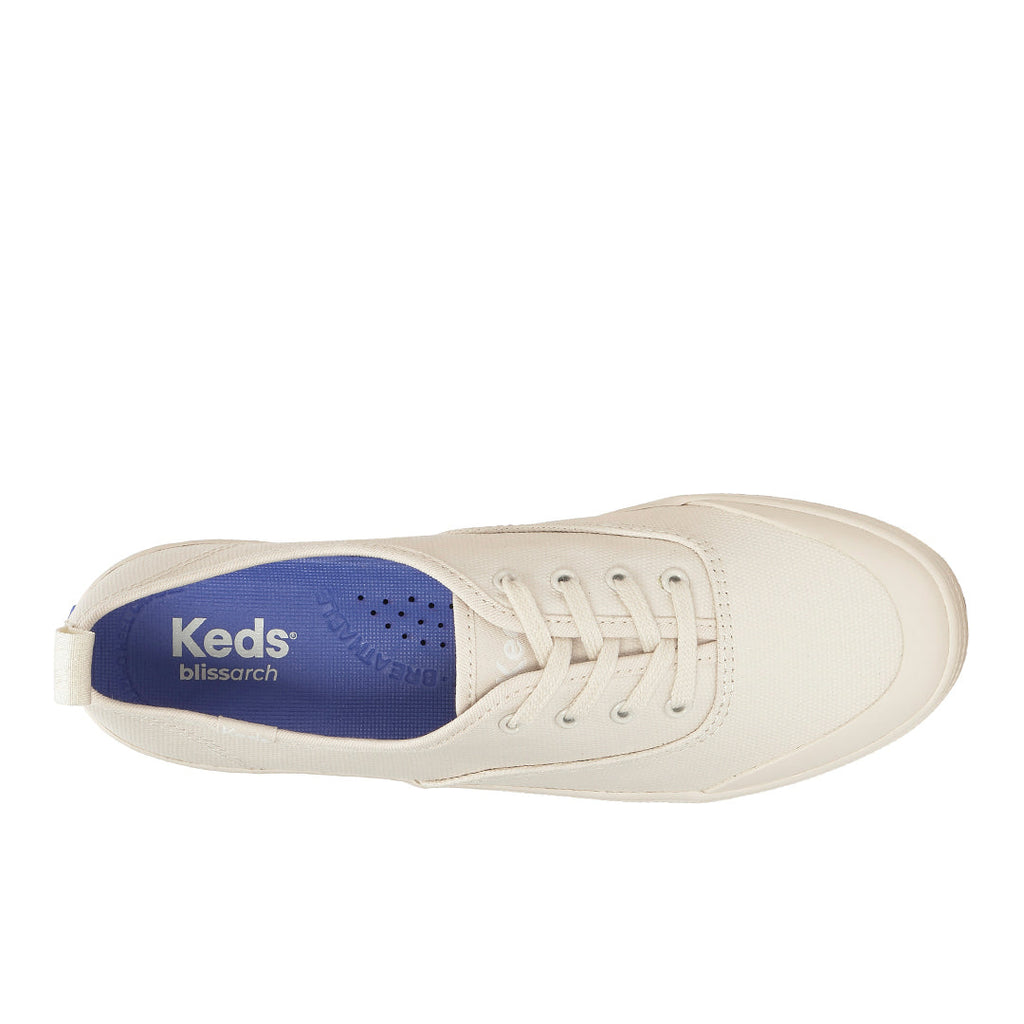 Women's Keds Champion Toe Cap Coated Canvas Parchment Sneaker