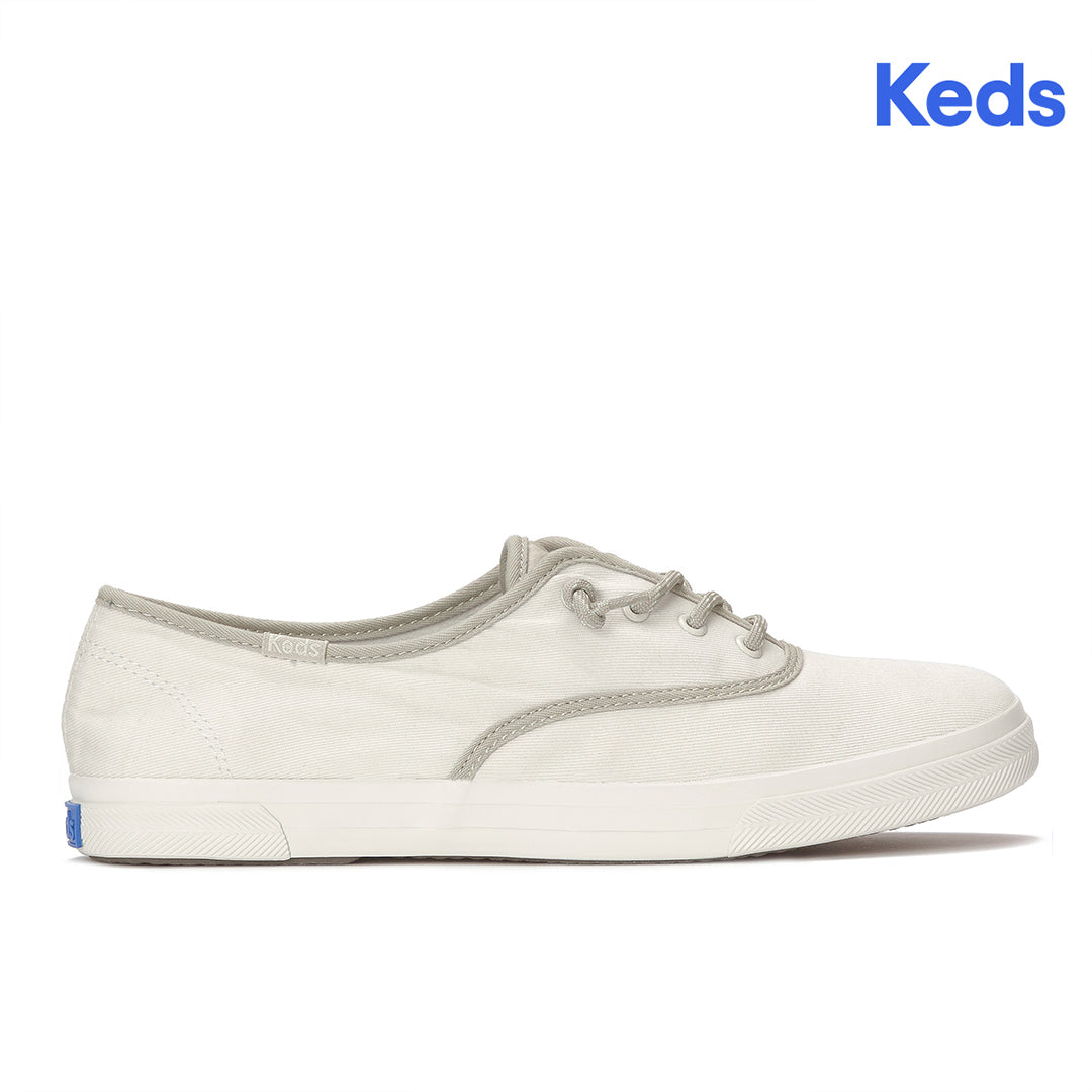 Women's Rillax Champ Washed Twill Pop Binding Egret/Oatmeal Sneaker