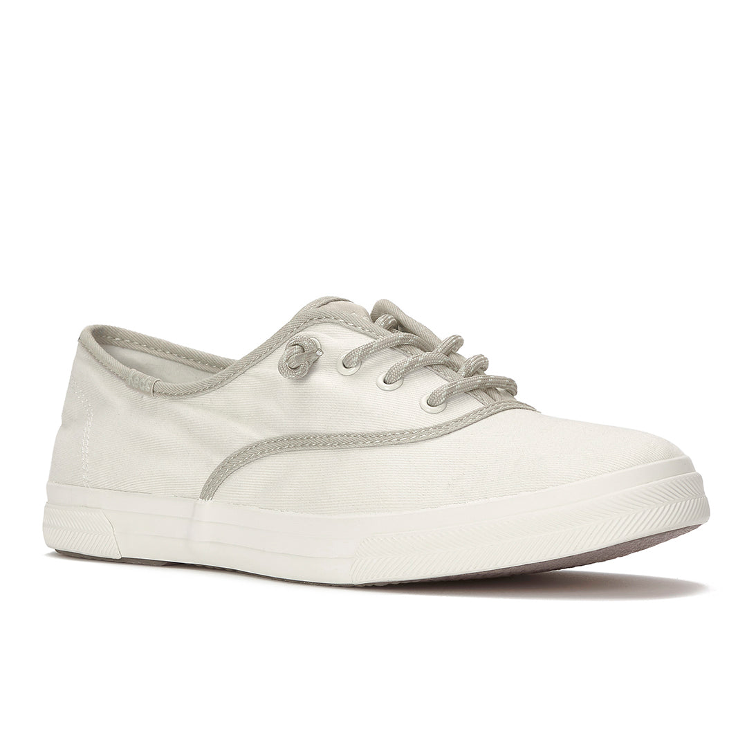 Women's Rillax Champ Washed Twill Pop Binding Egret/Oatmeal Sneaker