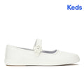Women's Maisie Mary Jane Grosgrain White Sneaker