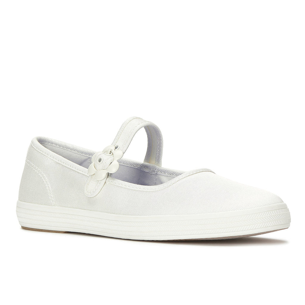 Women's Maisie Mary Jane Grosgrain White Sneaker