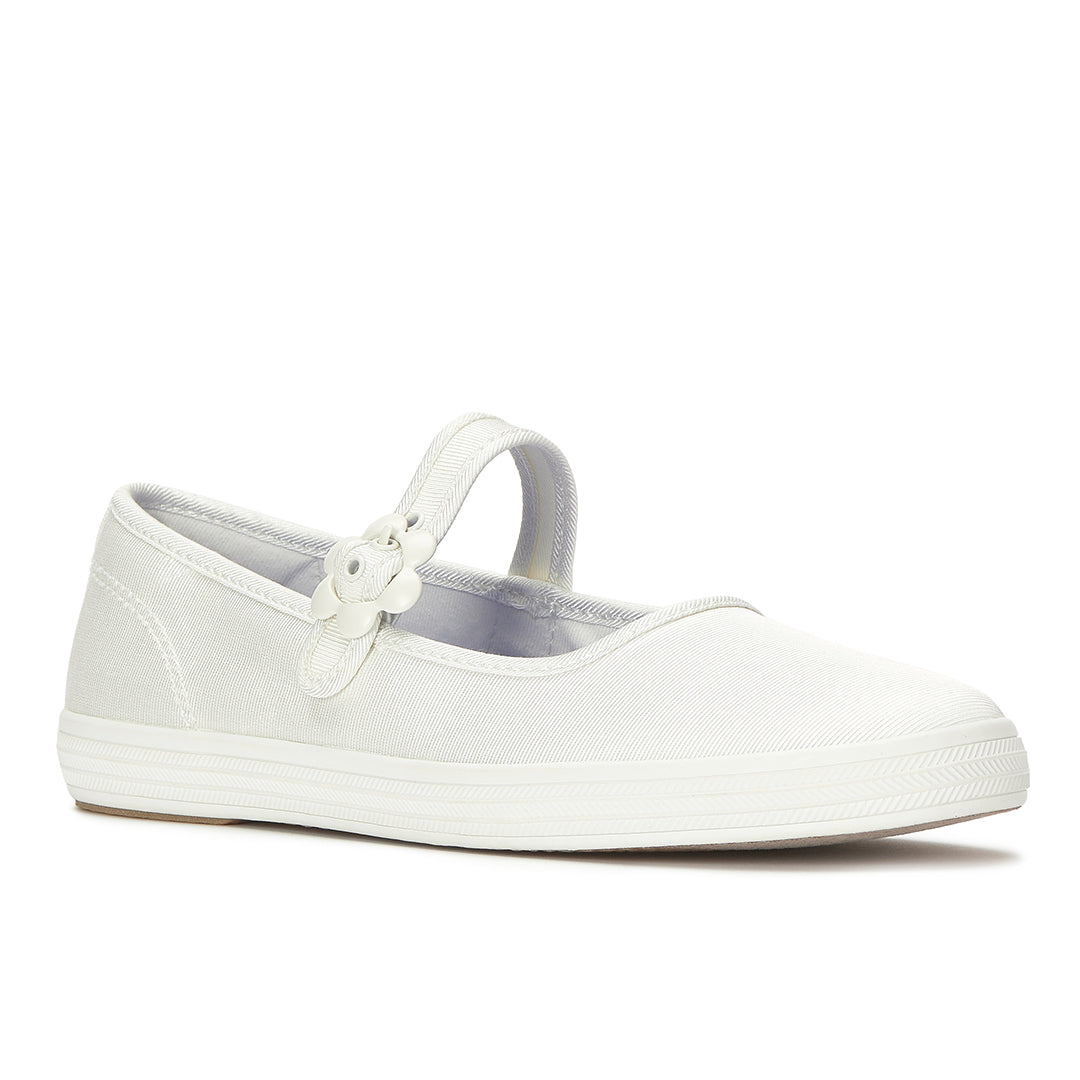 Women's Maisie Mary Jane Grosgrain White Sneaker