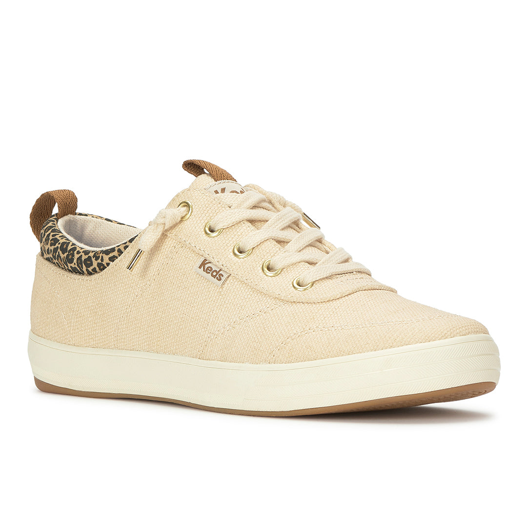 Women's Center III Slip On Chalky Canvas Parchment Sneaker