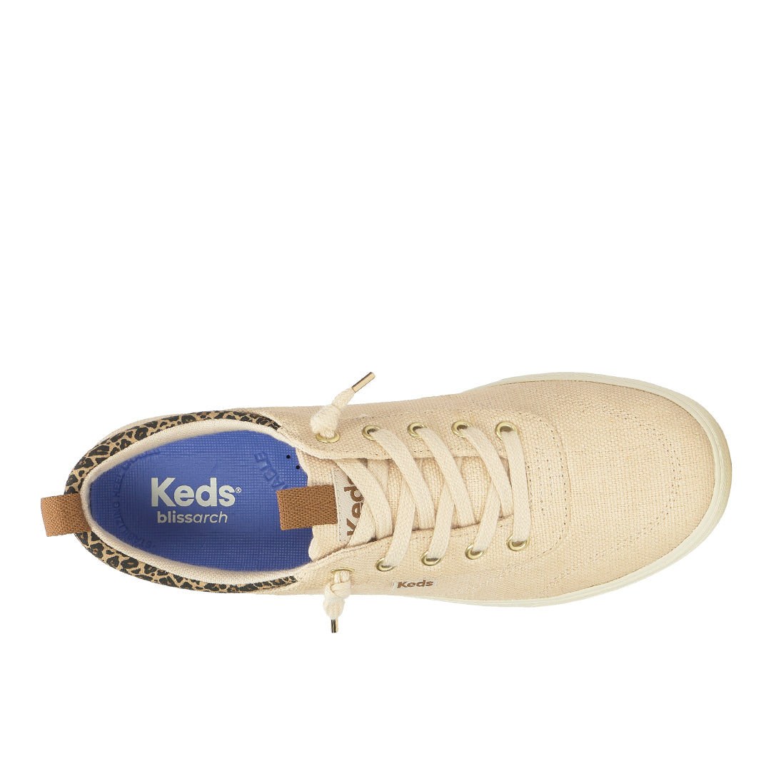 Women's Center III Slip On Chalky Canvas Parchment Sneaker