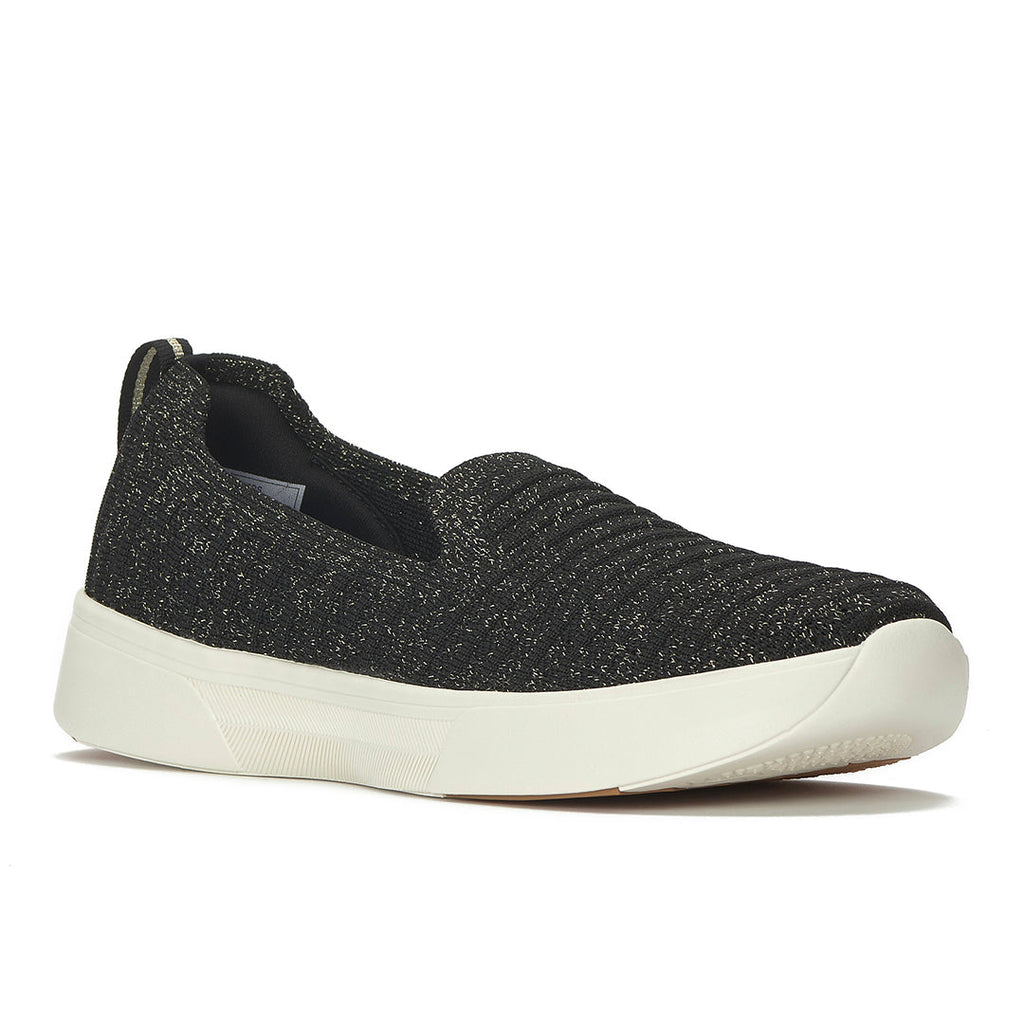Women's Blisswalk Loafer Stripe Eng Knit Black Sneaker