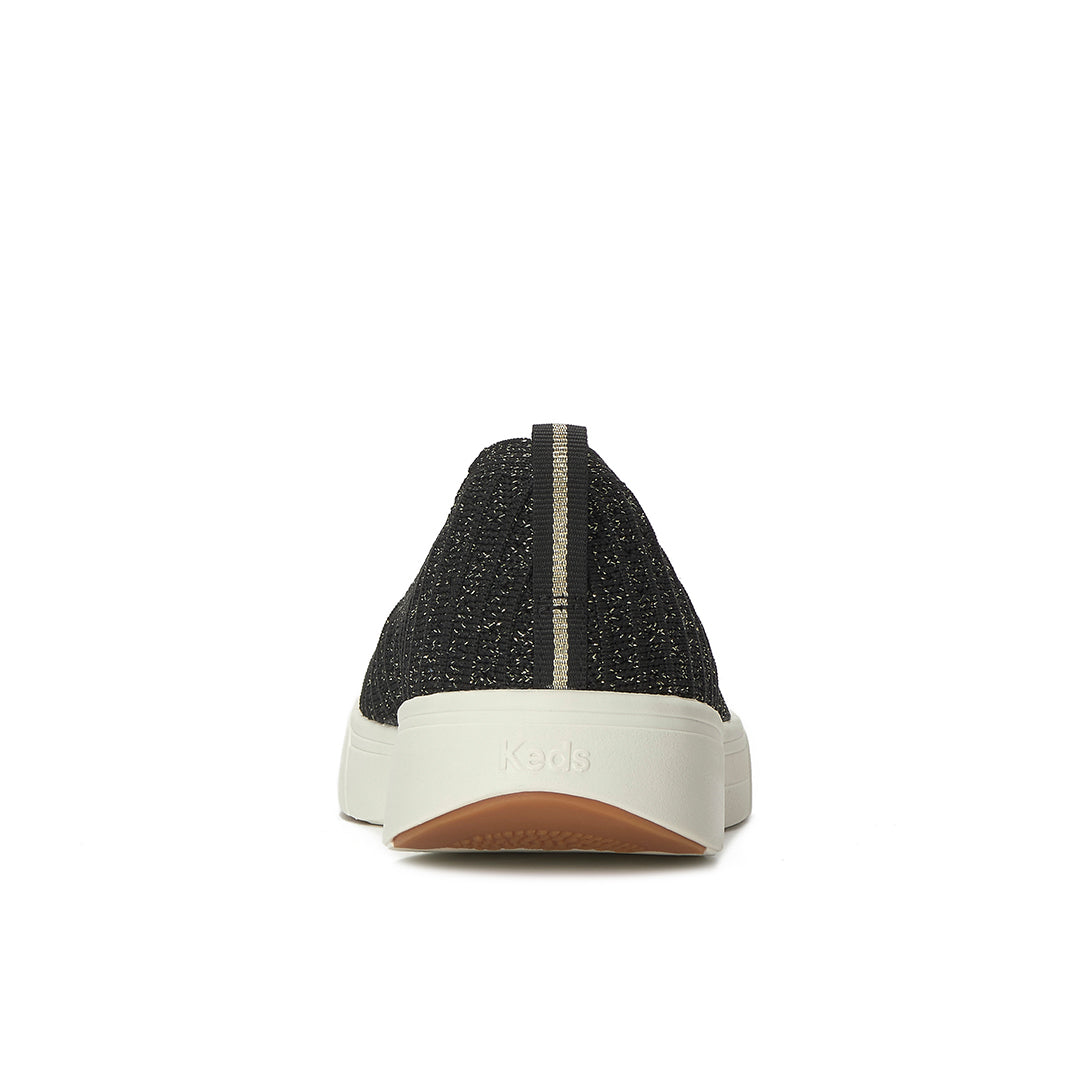 Women's Blisswalk Loafer Stripe Eng Knit Black Sneaker