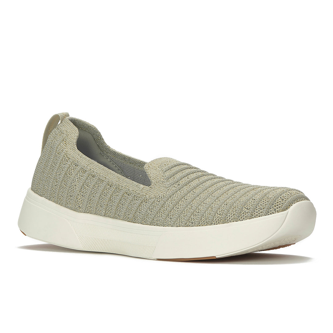 Women's Blisswalk Loafer Stripe Eng Knit Sage Sneaker