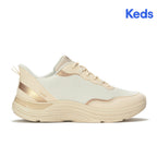 Women's Blissmove Lace Mesh/Suede Cream/Parchment/Bronze Sneaker