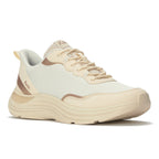 Women's Blissmove Lace Mesh/Suede Cream/Parchment/Bronze Sneaker