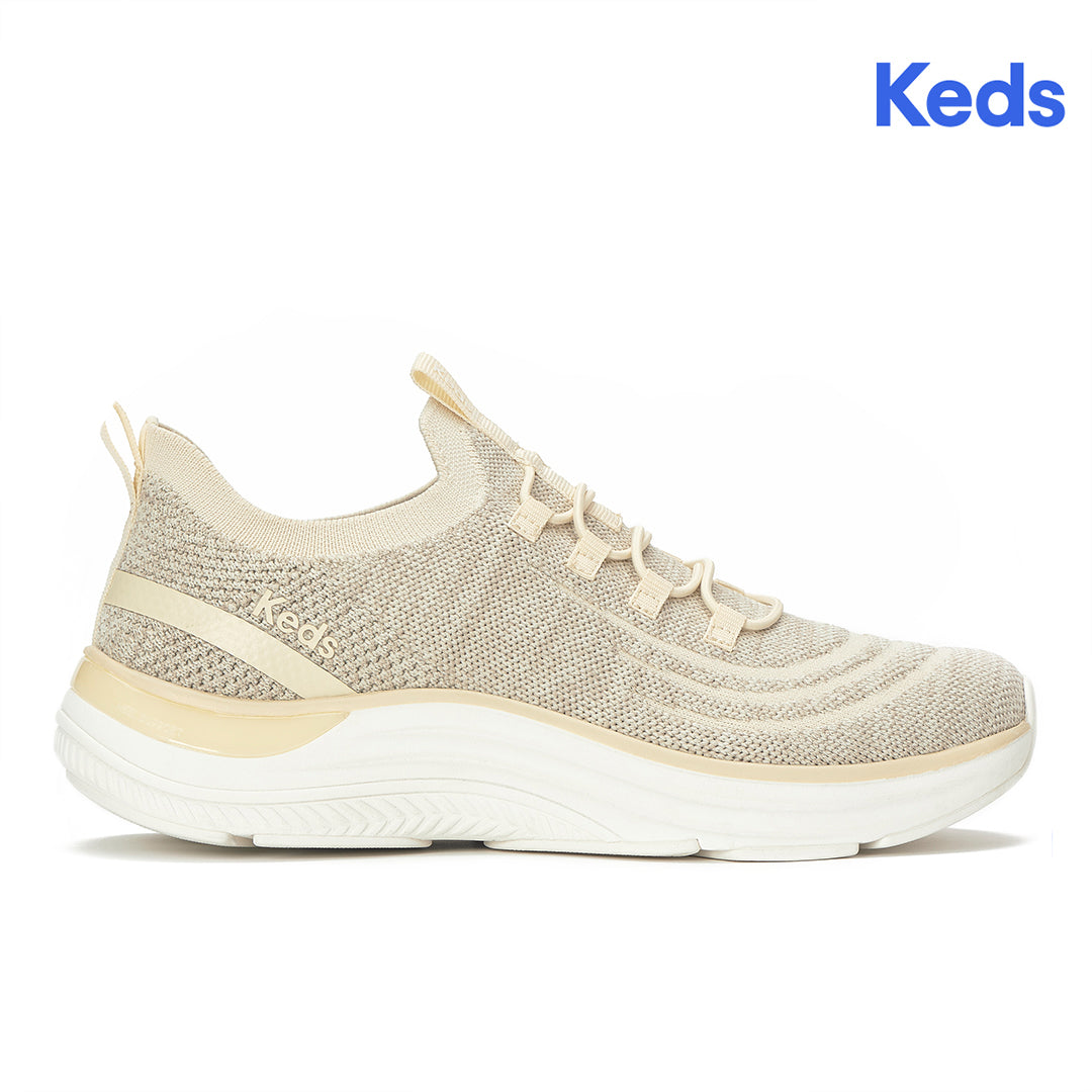 Women's Blissmove Slip On Marled Eng Knit Parchment Sneaker