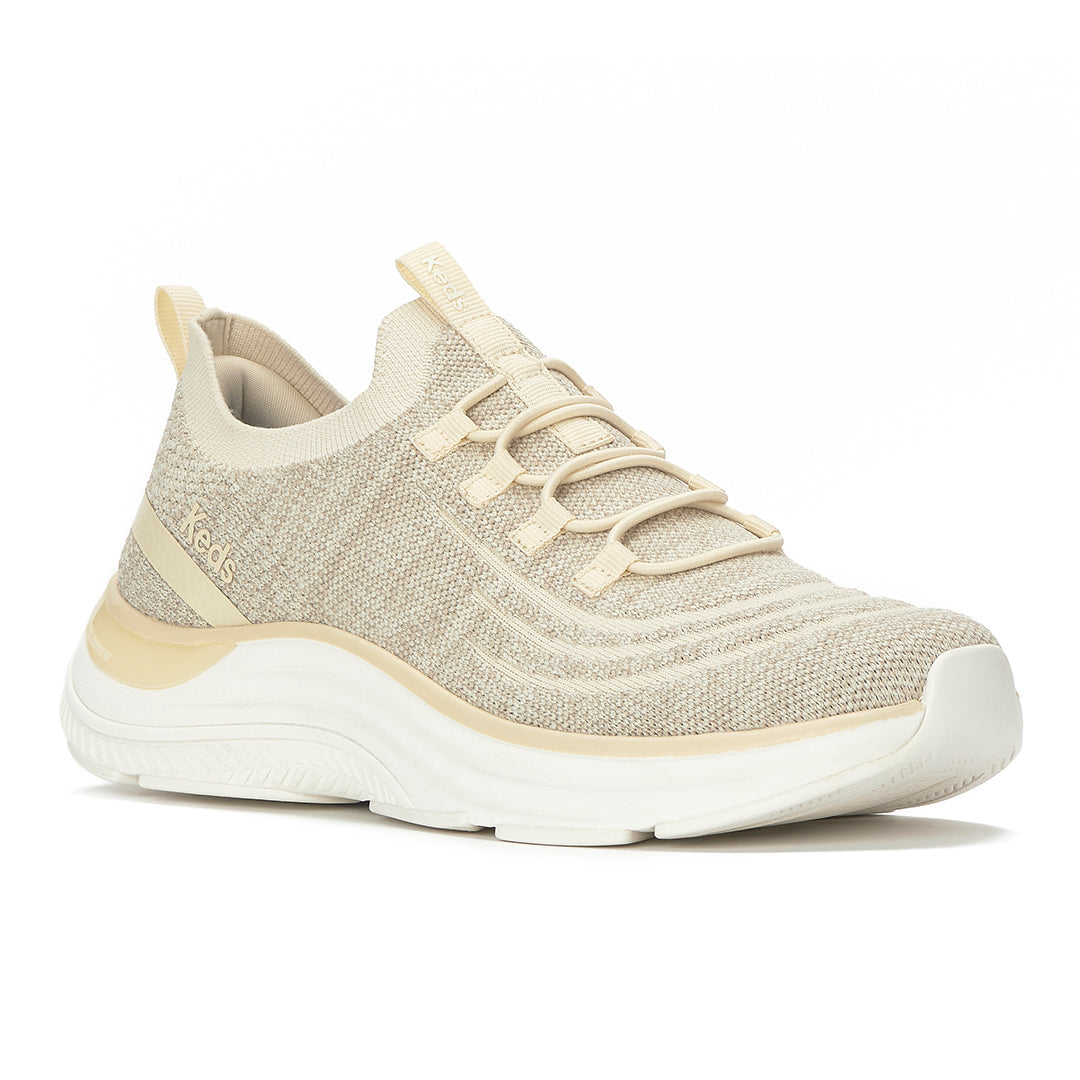 Women's Blissmove Slip On Marled Eng Knit Parchment Sneaker