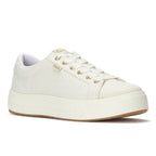 Women's Park Lurex Textile White/Gold Sneaker