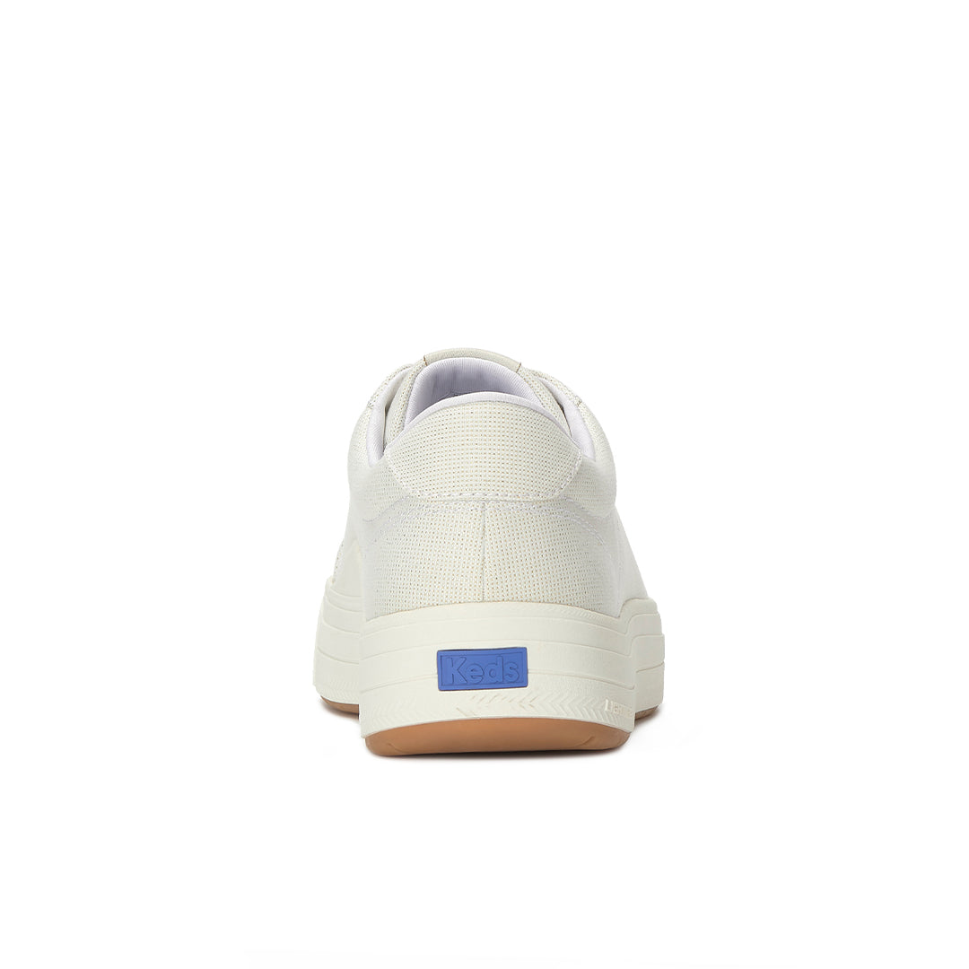 Women's Park Lurex Textile White/Gold Sneaker