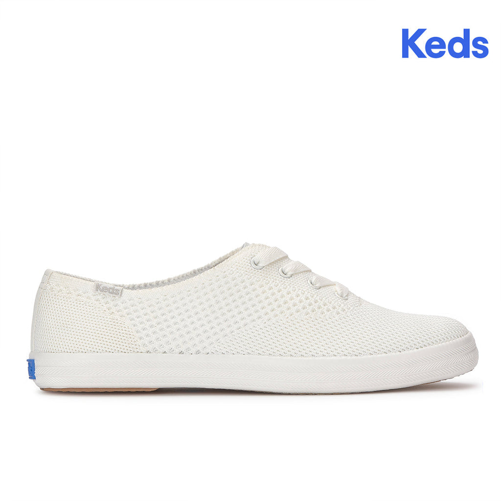 Women's Keds Champion Eng Knit Snow White Sneaker