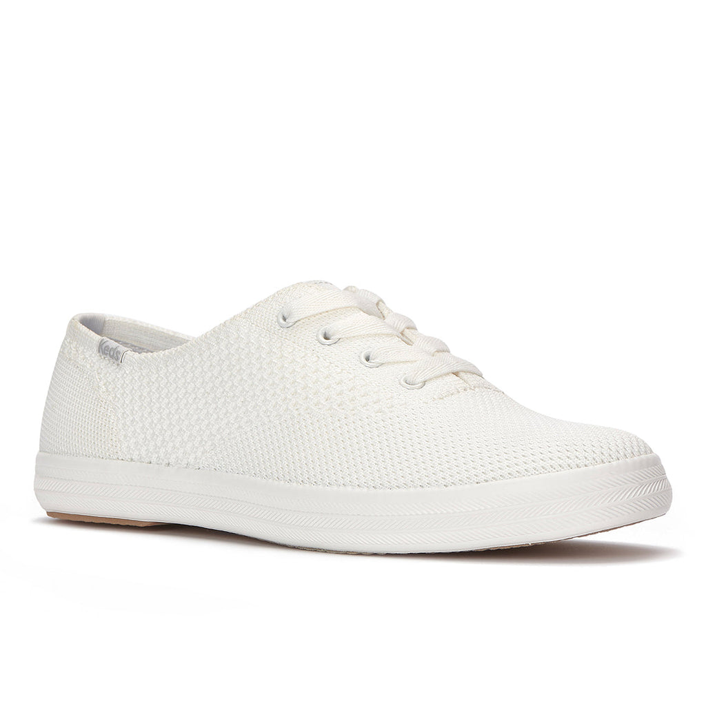 Women's Keds Champion Eng Knit Snow White Sneaker