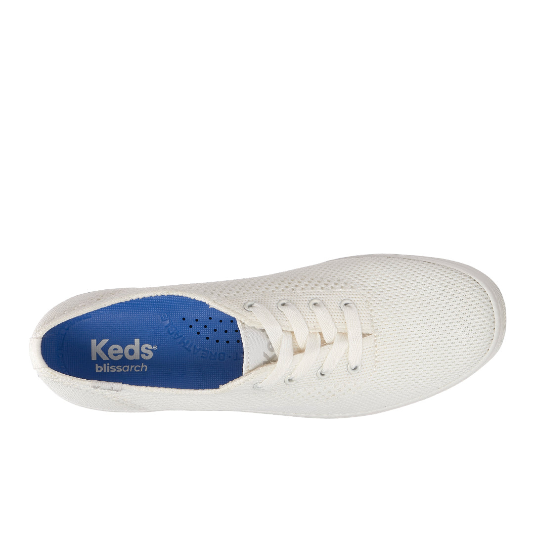 Women's Keds Champion Eng Knit Snow White Sneaker