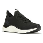 Women's Blissmove Slip On Marled Eng Knit Black Sneaker
