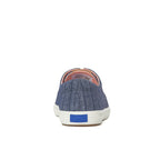 Women's Keds Champion Round Toe Slip Stripe Chambray Blue Sneaker