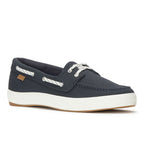 Women's Center III Boat Twill Navy Sneaker
