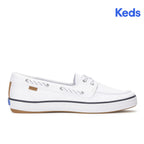 Women's Center III Boat Twill White Sneaker