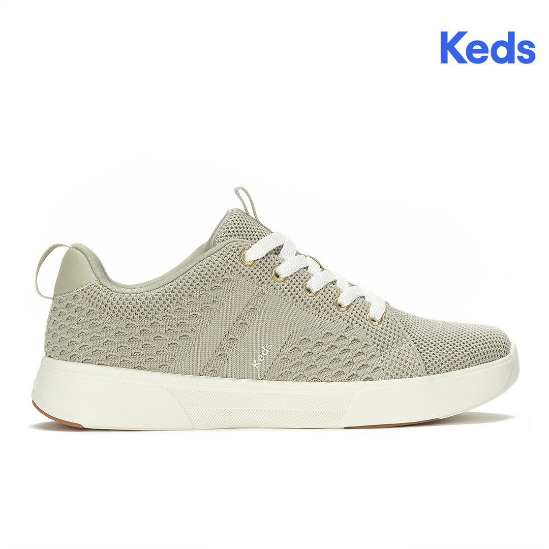 Women's Blisswalk Lace Textured Eng Knit Sage Sneaker