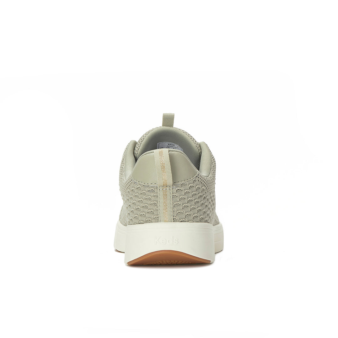 Women's Blisswalk Lace Textured Eng Knit Sage Sneaker