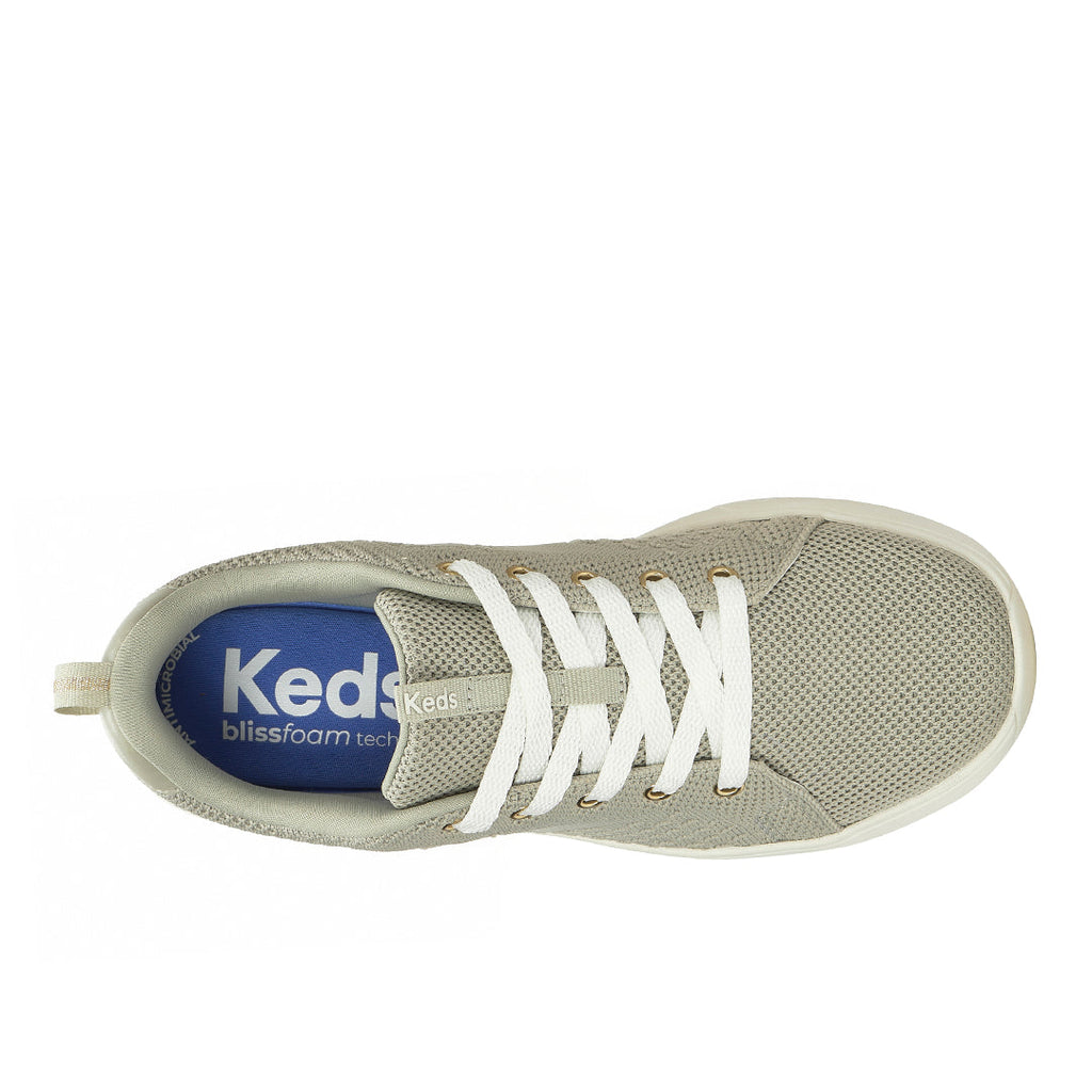 Women's Blisswalk Lace Textured Eng Knit Sage Sneaker
