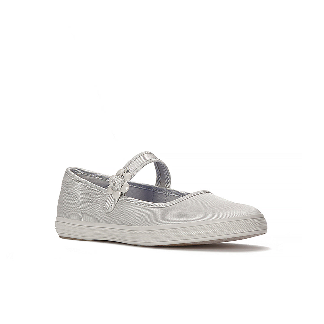 Womens Maisie Mary Jane Grosgrain Light Grey Sneakers