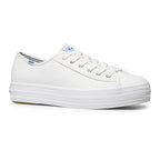 Women's Triple Kick Leather White
