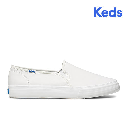 Women's Double Decker Leather White