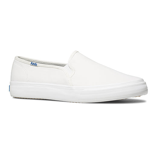 Women's Double Decker Leather White