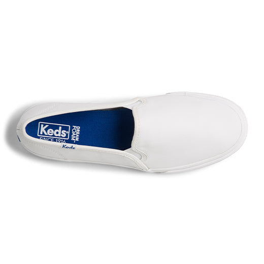 Women's Double Decker Leather White