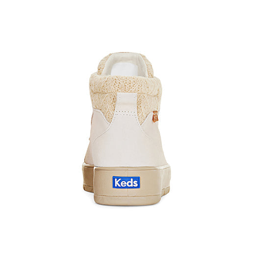 Women's Tahoe Suede Cable Knit Boot Oatmeal