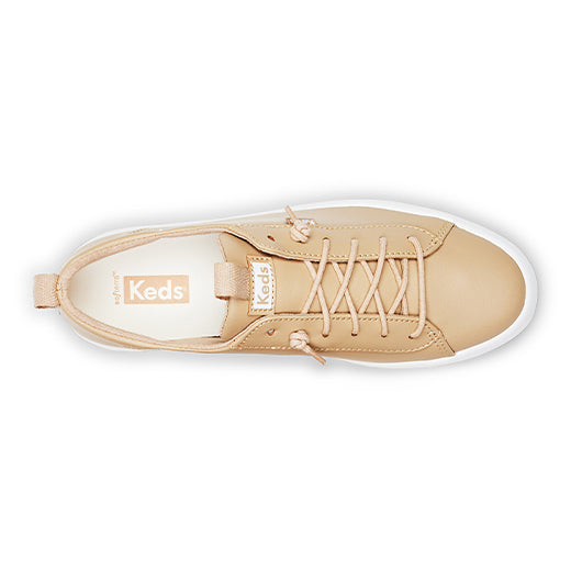 Women's Kickback Leather Sneaker Taupe