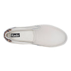 Women's Pursuit Slip Leather Leo Sneaker White