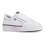 Women's Jump Kick Duo Leather Webbing Sneaker White