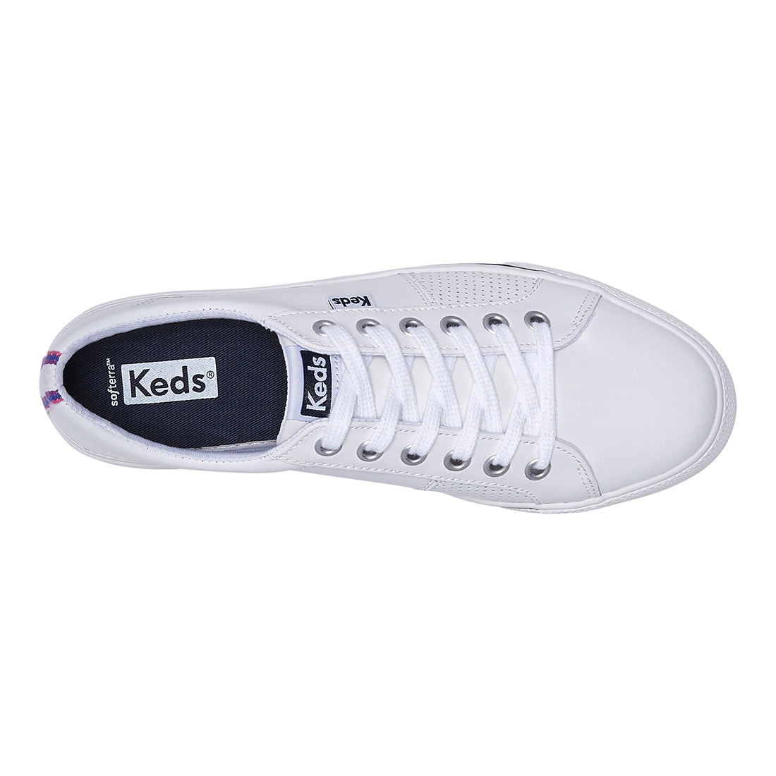 Women's Jump Kick Duo Leather Webbing Sneaker White