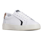 Women's Pursuit Leather Leo Sneaker White/Tan