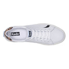 Women's Pursuit Leather Leo Sneaker White/Tan