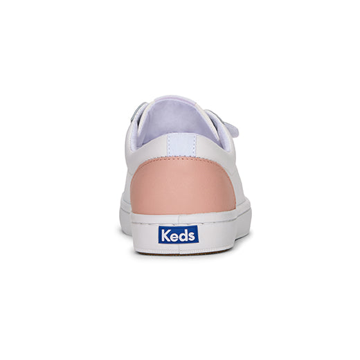 Women's Tiebreak Leather Sneaker White / Blossom