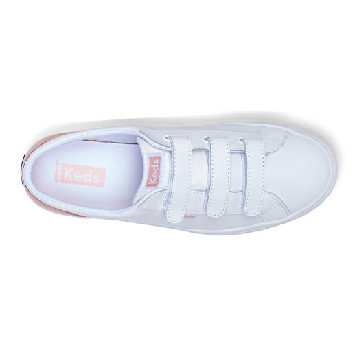 Women's Tiebreak Leather Sneaker White / Blossom