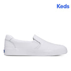 Keds Womens' Pursuit Slip Leather White