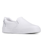 Keds Womens' Pursuit Slip Leather White