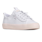 Women's Kickback Leather Pop Foxing SMU Sneaker White/Blush