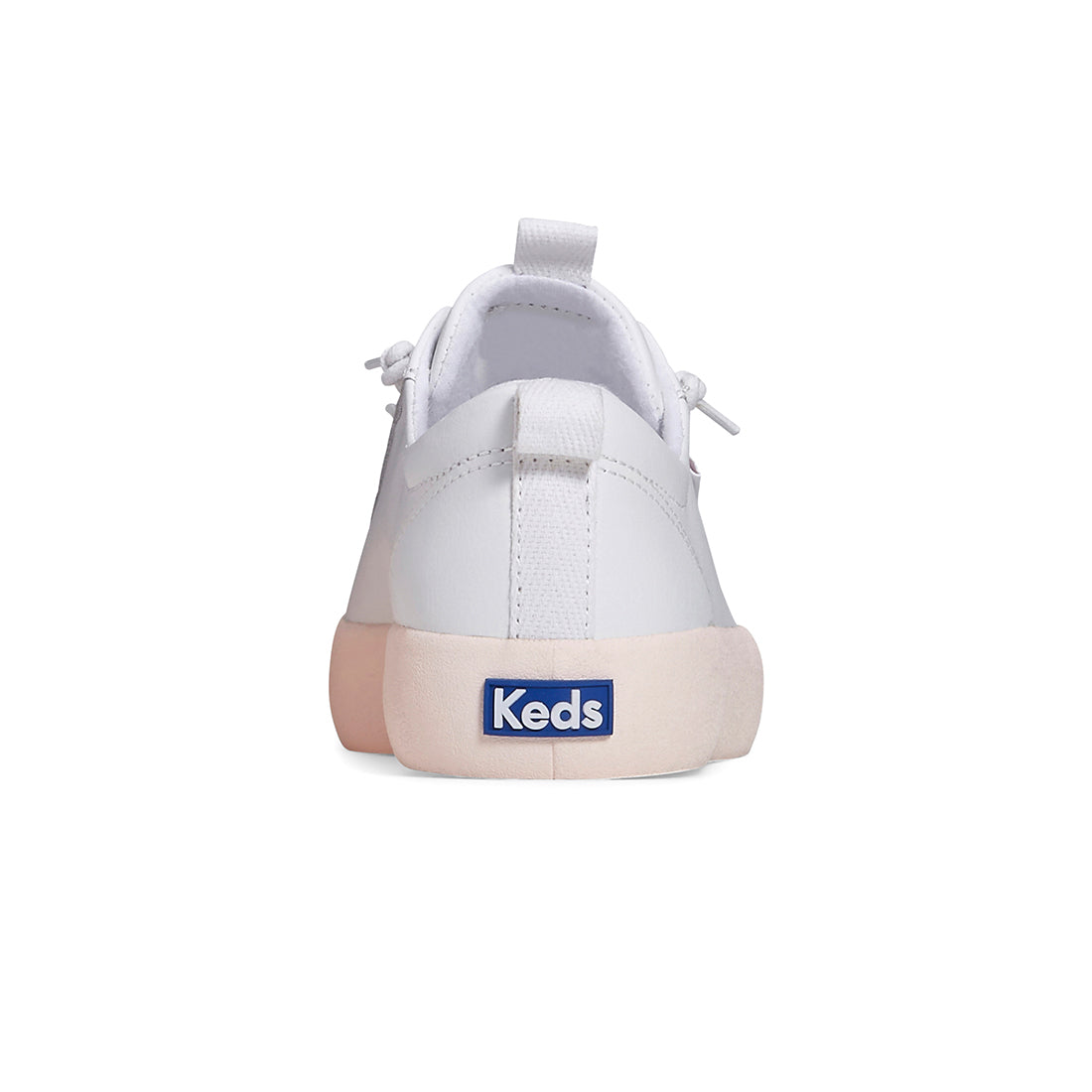 Women's Kickback Leather Pop Foxing SMU Sneaker White/Blush