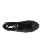 Keds Womens' Triple Up Leather Light Up Black